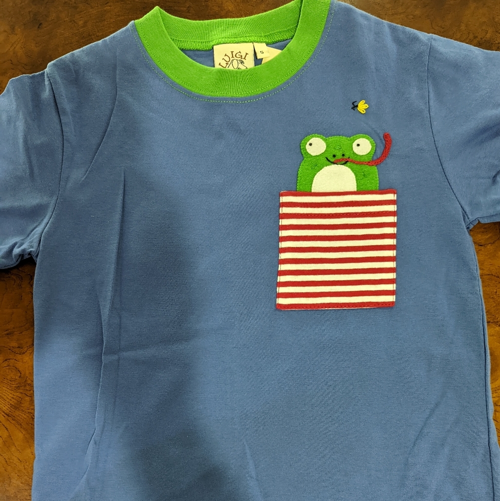 Luigi Frog Applique Shirt
